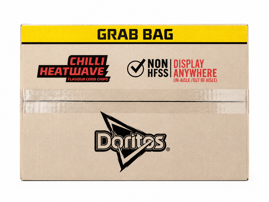 Doritos Chilli Heatwave Crisps | Box of 32 x 40g Bags| Netcrisps