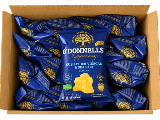 box of o donnells salt and vinegar