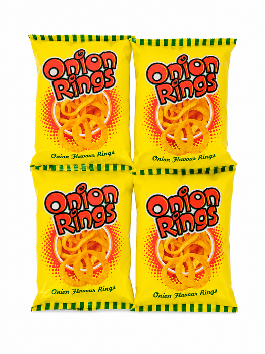 Golden Wonder Onion Rings | Box of 20 Packets (26g) | Retro Snacks | Netcrisps