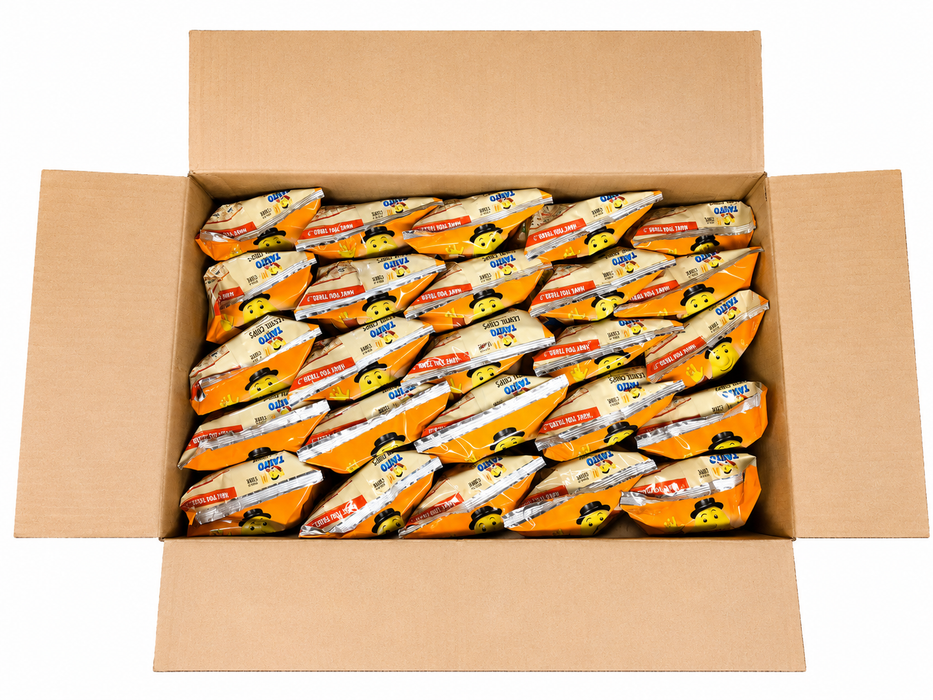 Box of Tayto Smokey Bacon Crisps