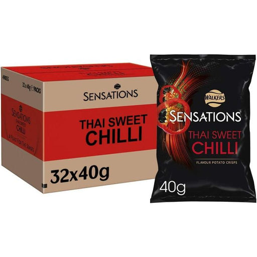Sensations Thai Sweet Chilli | Box of 32 Packets (40g) - NetCrisps