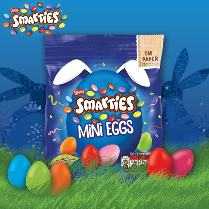 Smarties Mini Eggs Bag 80g|Netcrisps - NetCrisps