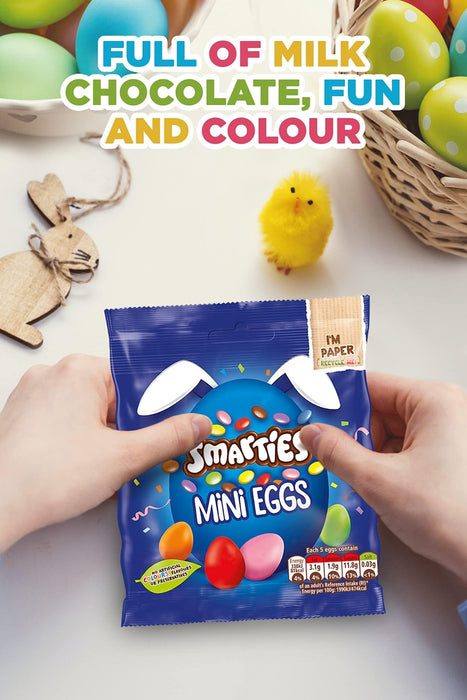 Smarties Mini Eggs Bag 80g|Netcrisps - NetCrisps