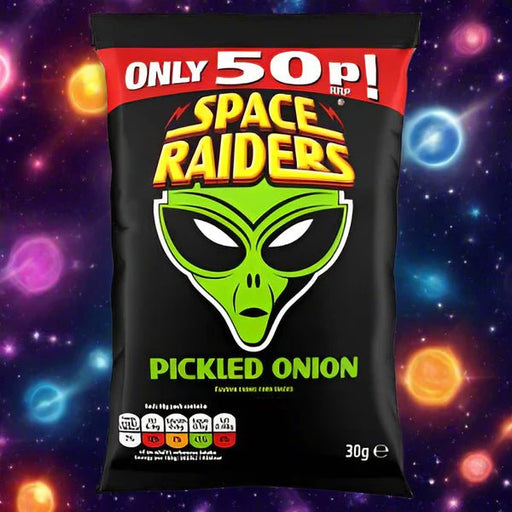 Space Raiders Pickled Onion Flavour Crisps 30g - NetCrisps