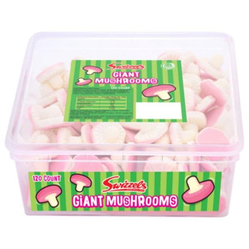 Swizzels Giant Foam Mushrooms – 120 Count Box | NetCrisps - NetCrisps