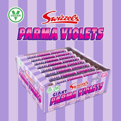 Swizzels Giant Parma Violets 24 Rolls (24 x 40 g) - NetCrisps