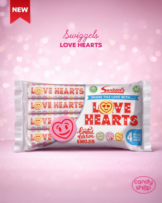 SWIZZELS LOVE HEARTS 4 PACK - NetCrisps