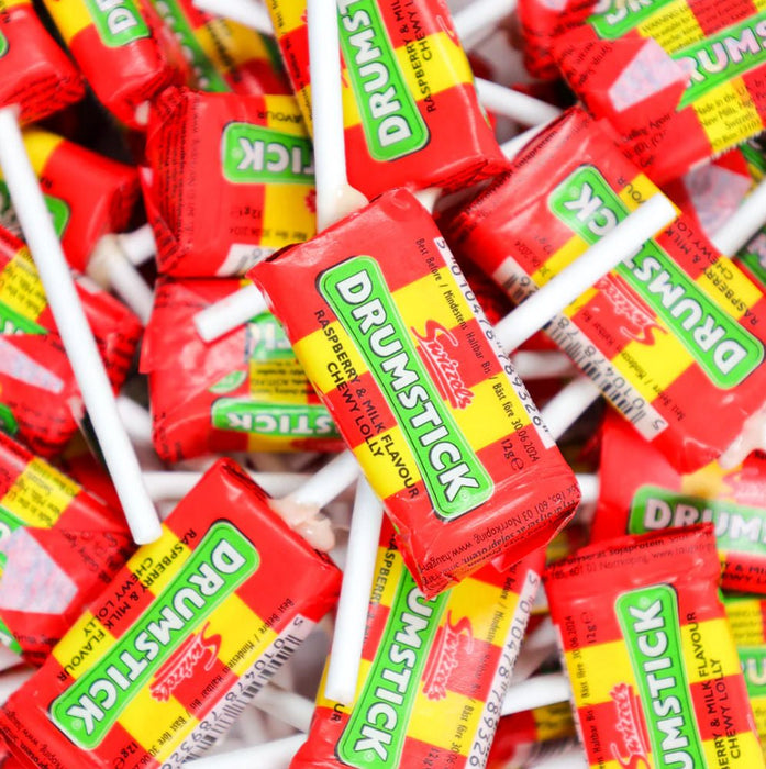 Swizzels Mega Drumstick Lollies | Box of 36 | Retro British Sweets - NetCrisps