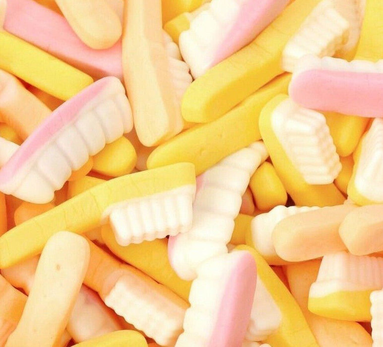 Swizzels Teeth & Toothbrush Sweet Tub (120pcs) - NetCrisps