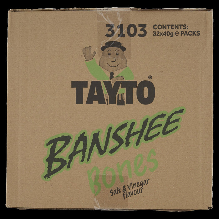 Tayto Banshee Bones 👻 | Box of 32 Packets (40g) | Netcrisps - NetCrisps