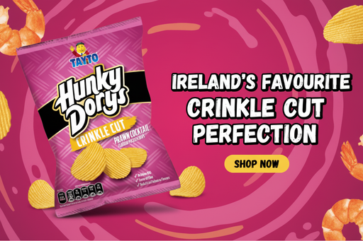 Tayto Hunky Dorys Prawn Cocktail Hero Banner