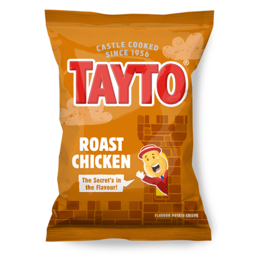 Tayto NI Roast Chicken Crisps | 32 x 32.5g - NetCrisps