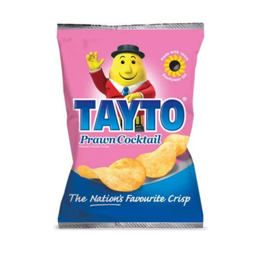 Tayto Prawn Cocktail Sharing Bags | Box of 12 x 125g - Crisps