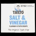 Tayto Salt & Vinegar Large Share Bags - 12 x 125g | Netcrisps - NetCrisps