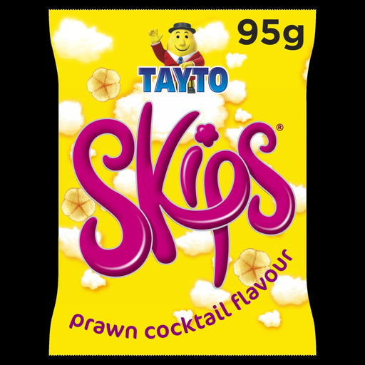 Tayto Skips Prawn Cocktail - Box of 12 x 95g Sharing Bags | Netcrisps - NetCrisps