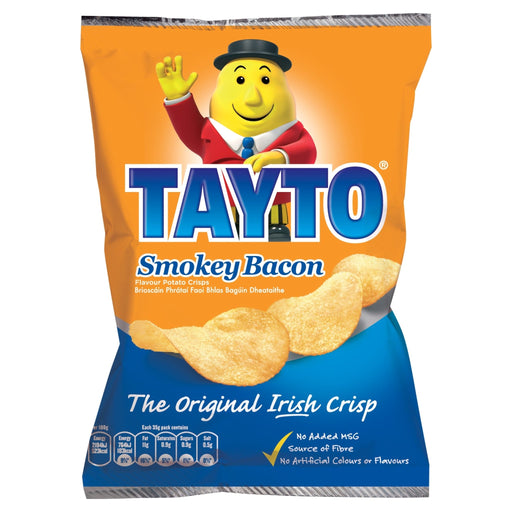 Tayto Smokey Bacon Crisps | Box of 50 x 35g| Netcrisps - NetCrisps