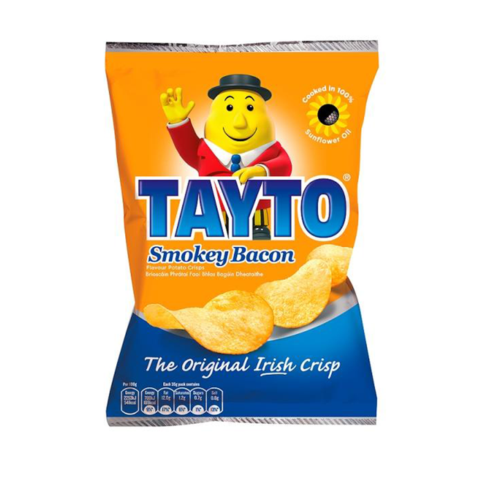 Tayto Smokey Bacon Share Bag | 12 x 125g