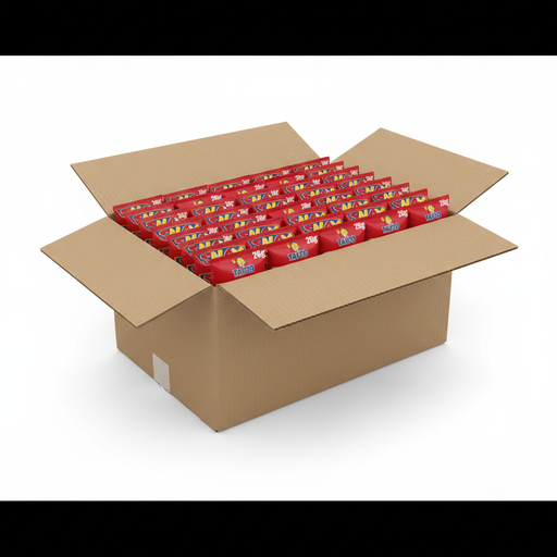 Tayto Snax Cheese & Onion in a brown box