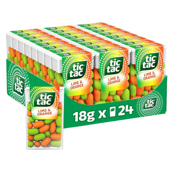 Tic Tac Lime & Orange Flavor: Zesty Mints for a Refreshing Boost