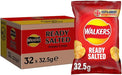 Walkers Ready Salted | Box of 32 Packets (32.5g) - NetCrisps