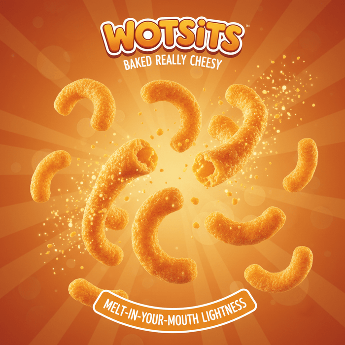 Wotsits Baked Really Cheesy | Box of 30 Packets (36g) - NetCrisps