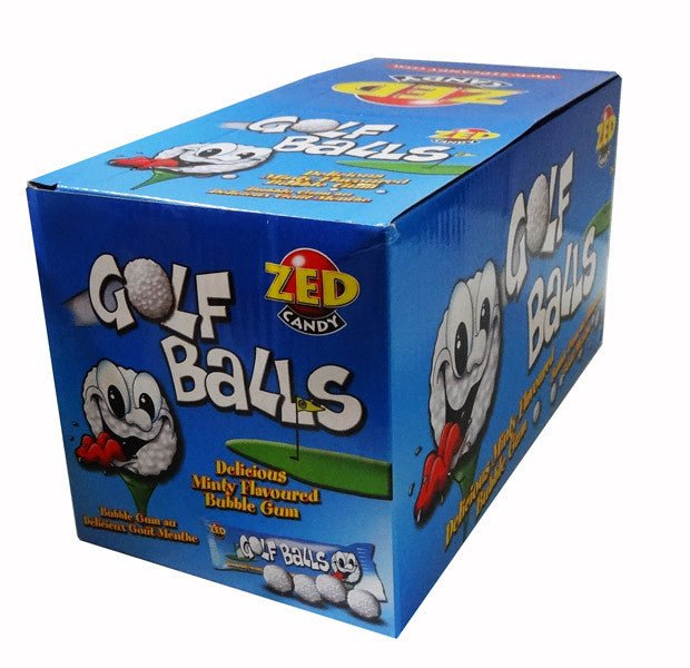 Zed Candy Golf Balls Mint Gum 4 - Pack | Pack of 45 - NetCrisps
