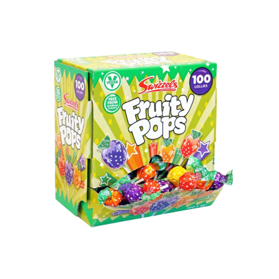 Swizzels Fruity Pops | 100 Lollipops | Netcrisps — NetCrisps