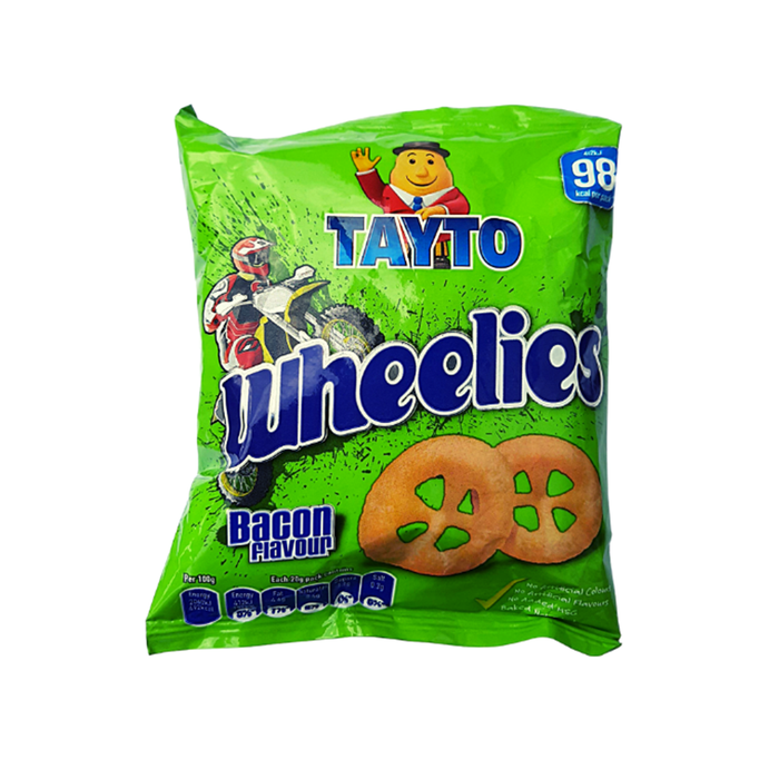 Tayto Wheelies Bacon Flavour | 48 Packets (20g)