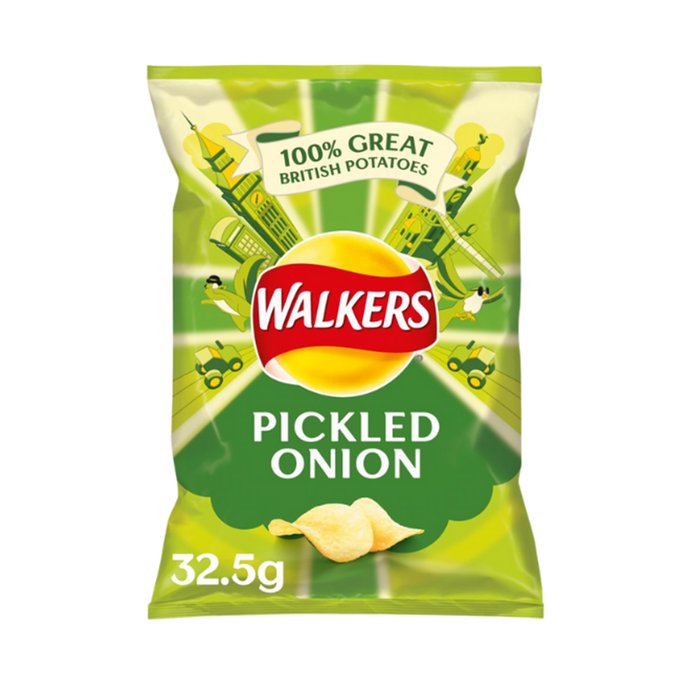 Walkers Pickled Onion | 32 x 32.5g