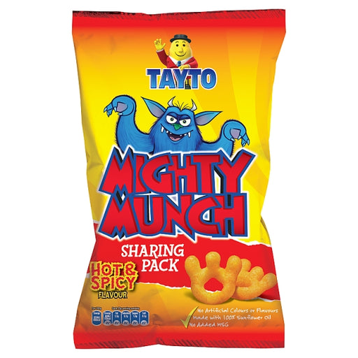 Box of Sharing Tayto Mighty Munch | Box of 12 Packets (115g)