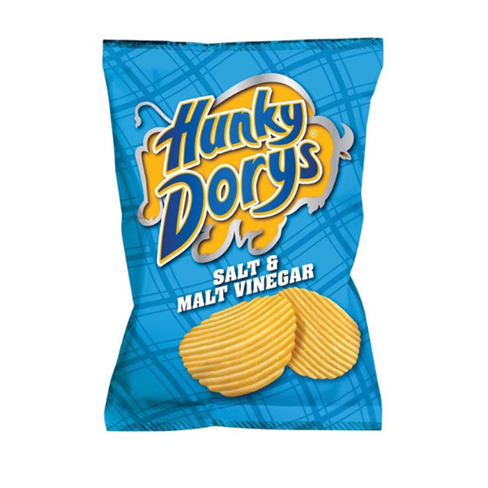 Box of Hunky Dory Salt and Vinegar | Box of 50 Packets (37g)