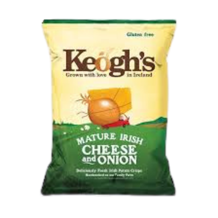 Keoghs Cheese and Onion | Box of 24 Packets (50g)