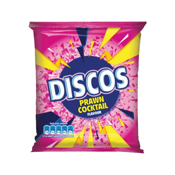 Box of Discos Prawn Cocktail | 16 x 70g