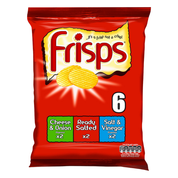 Frisps Assorted Crisps | 6 x 25.5g