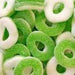 A 1.5kg Bag Of 240 Fizzy Coated Apple Rings - NetCrisps